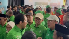 PKB Jabar Fest sekaligus pengukuhan DPAC PKB se-Jawa Barat yang digelar di Youth Centre Arcamanik, Bandung, Minggu (15/6).