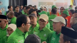 PKB Jabar Fest sekaligus pengukuhan DPAC PKB se-Jawa Barat yang digelar di Youth Centre Arcamanik, Bandung, Minggu (15/6).