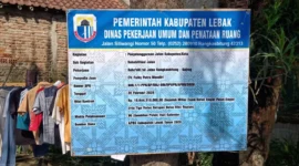 Proyek jalan di Rangkasbitung jadi sorotan
