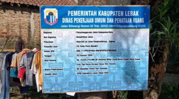 Proyek jalan di Rangkasbitung jadi sorotan