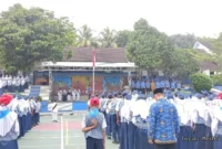 Keterangan poto : Kegiatan Upacara Hari Kebangkitan Pancasila di SMPN 2 Rangkasbitung