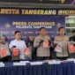 Kapolresta Tangerang, Kombes Pol Andi Muhammad Indra Waspada Amirullah saat konferensi pers