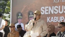 Bupati Lombok Utara, Najmul Akhyar, saat meresmikan pencanangan kegiatan pendataan ekonomi nasional itu pada Minggu (21/6/2026) pekan kemarin.