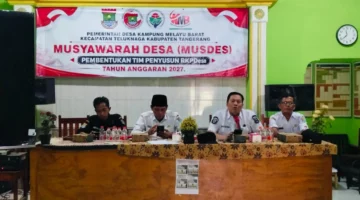 Duduk Bersama Menentukan Arah Desa, Kampung Melayu Barat Gelar Musdes RKPDes 2027