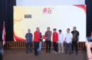 Eksekutif Nasional Liga Mahasiswa Nasional untuk Demokrasi atau LMND resmi meluncurkan Manifesto Arah Juang bertajuk Politik Redistribusi untuk Kesejahteraan Rakyat di Gedung Teater Kementerian Pemuda dan Olahraga, Jakarta, Senin, 27 Juli 2026
