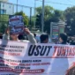 Koordinator Lapangan Abdul Adzim menyampaikan bahwa rakyat sedang menunggu pembuktian bahwa hukum benar-benar berlaku sama.