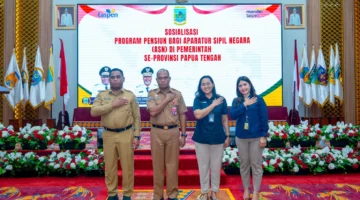 Sosialisasi Program Pensiun, Pemprov Papua Tengah Perkuat Perlindungan ASN Purnabakti