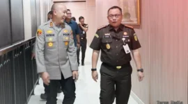 Kapolres Pelabuhan Tanjung Priok, AKBP Alrasyidin, melakukan kunjungan kerja silaturahmi ke Kantor Kejaksaan Negeri Jakarta Utara.