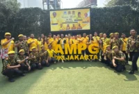 Pengurus Pusat Angkatan Muda Pembaharuan Golkar (PP AMPG) memberikan apresiasi istimewa kepada Pengurus Daerah AMPG DKI Jakarta atas keberhasilan merekrut sebanyak 10.000 kader muda.