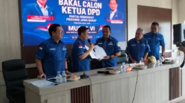 Anggota DPR RI Anton Sukartono Suratto resmi mendaftarkan diri kembali sebagai Bakal Calon Ketua DPD Partai Demokrat Jawa Barat untuk periode mendatang