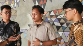 Koordinator Pusat Himapolindo Rosyad Fauzi dari kampus Universitas Muhammadiyah Jakarta (UMJ) Jakarta