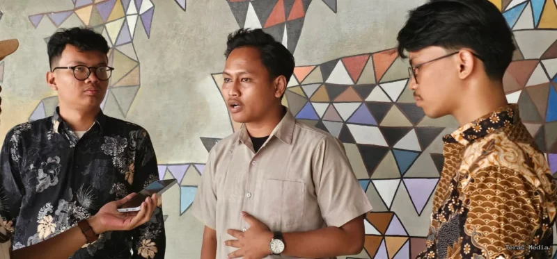 Koordinator Pusat Himapolindo Rosyad Fauzi dari kampus Universitas Muhammadiyah Jakarta (UMJ) Jakarta