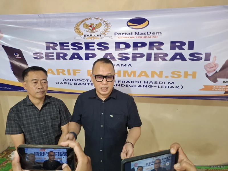 Anggota DPR RI Komisi IV Fraksi Partai NasDem Daerah Pemilihan Banten I (Pandeglang dan Lebak), Arif Rahman, S.H.