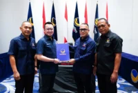Dewan Pimpinan Pusat (DPP) Partai NasDem secara resmi menyerahkan Surat Keputusan Nomor 262-Kpts/DPP-NasDem/VIII/2026 tentang Pengesahan Susunan Pengurus DPP Petani NasDem Periode 2026–2029.