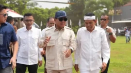 Presiden Prabowo Subianto dan Gubernur Jawa Barat Dedi Mulyadi
