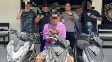 Terduga Pelaku Pencurian Lima Motor Diamankan Tim Elang Polsek Sorong Barat