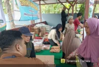 Bulog Lebak dan Pandeglangs saat operasi pasar