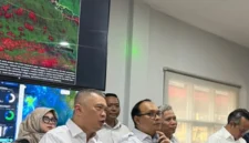 Ombudsman RI saat pemantauan abu vulkanik anak gunung krakatau