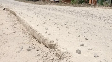 Pembangunan Jalan Rabat Beton Pajagan–Koranji Baru Seumur Jagung, Kini Memprihatinkan