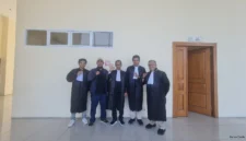 Tim Kuasa Hukum dari LBH PERADI PROFESIONAL, yang terdiri dari Marulitua Rajagukguk, Irman Bunawolo, Juhari Siahaan, Ahmad Yusra, dan Ali Akbar Tanjung.