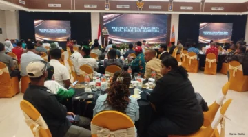Polisi Noken Salah Satu Bahan Diskusi Coffee Morning Bersama Kapolda Papua Barat Daya