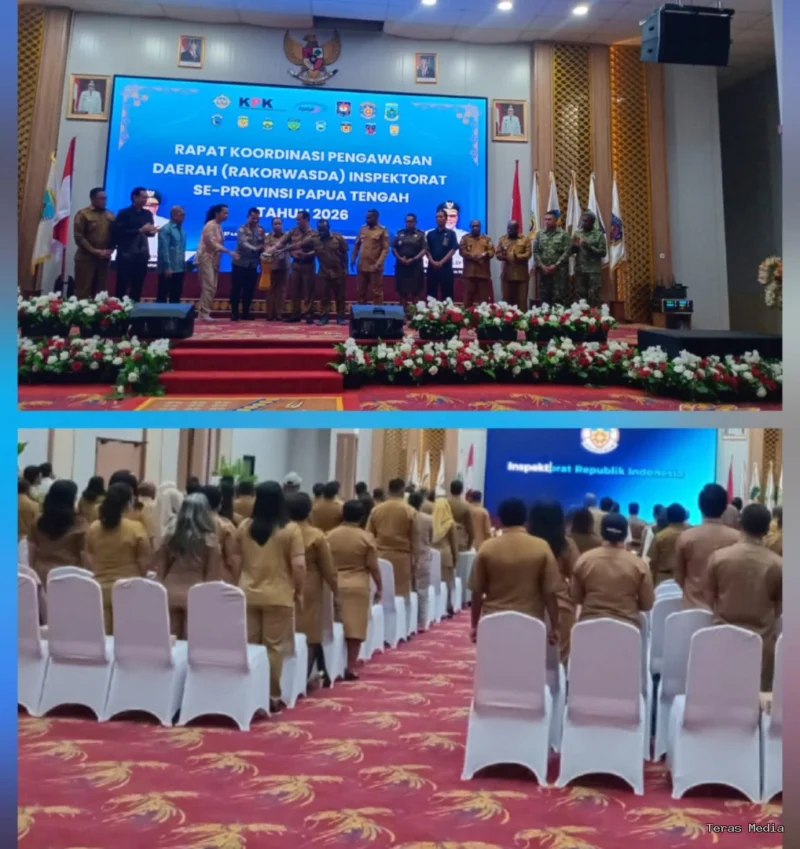Gubernur Papua Tengah menegaskan pentingnya penguatan pengawasan dan pengendalian internal dalam penyelenggaraan pemerintahan daerah guna mewujudkan tata kelola pemerintahan yang efektif, transparan, dan akuntabel.