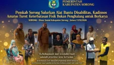 Pemerintah Kabupaten Sorong melalui Dinas Sosial kembali menunjukkan komitmennya dalam memperhatikan kesejahteraan penyandang disabilitas. Kepala Dinas Sosial Kabupaten Sorong, Dr. Amatus Turot, S.Hut, M.Si., secara resmi menyerahkan bantuan alat bantu bagi penyandang disabilitas, berupa kursi roda dan tongkat, pada Selasa (13/10/2026).