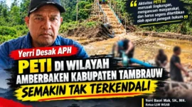 Ketua Lembaga Swadaya masyarakat Wadah generasi anak bangsa ( LSM Wgab ), Yerri Basri Mak, SH., MH.,
