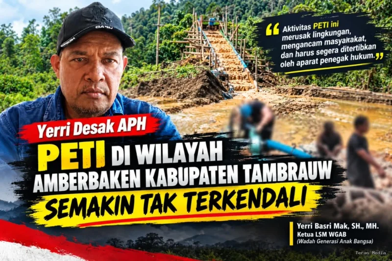 Ketua Lembaga Swadaya masyarakat Wadah generasi anak bangsa ( LSM Wgab ), Yerri Basri Mak, SH., MH.,