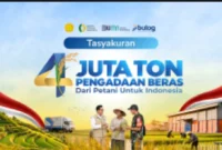 Suksesnya BULOG secara nasional mencetak rekor pengadaan beras lebih dari 4 juta ton dirayakan dengan penuh kehangatan di Kantor Cabang Perum BULOG Lebak‑Pandeglang.