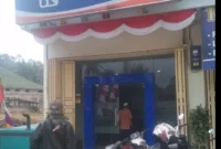 Keterangan poto : Kantor Unit BRI Gunungkencana Kabupaten Lebak