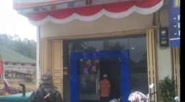 Keterangan poto : Kantor Unit BRI Gunungkencana Kabupaten Lebak
