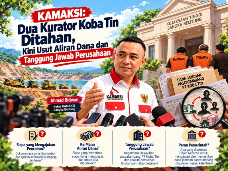 Ketua KAMAKSI Bangka Belitung Ahmad Ridwan