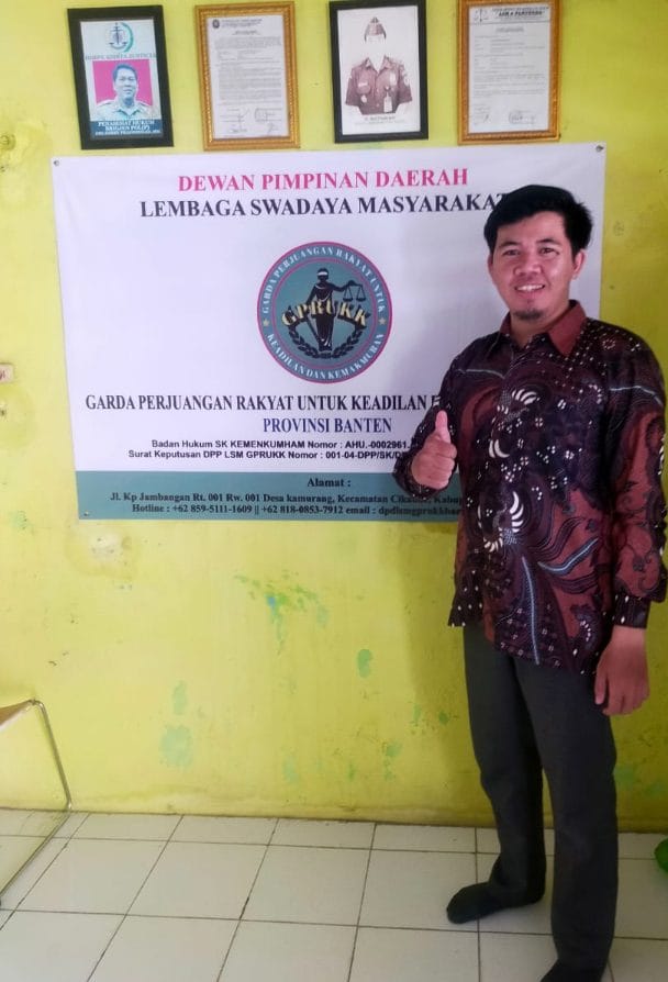 Ketua DPD GPRUKK Banten Minta Kepala ATR/BPN Lebak Kaji Ulang Program Pengajuan PTSL Desa Binong 3 Ketua DPD GPRUKK Banten Minta Kepala ATR/BPN Lebak Kaji Ulang Program Pengajuan PTSL Desa Binong I Teras Media