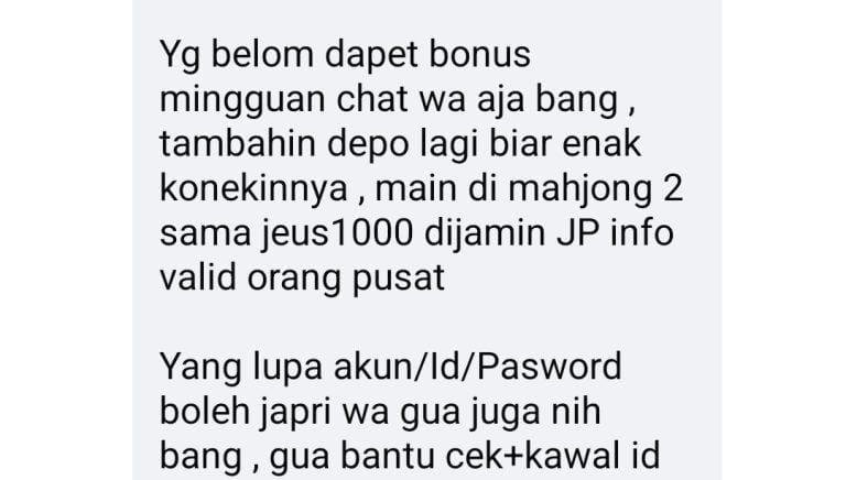 Maraknya Judi Online di Facebook, Pengamat Minta Polisi Bertindak Tegas Maraknya Judi Online di Facebook, Pengamat Minta Polisi Bertindak Tegas